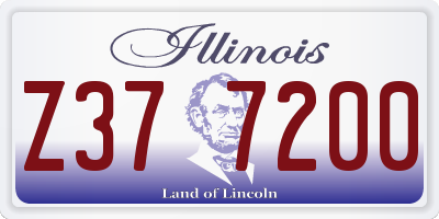 IL license plate Z377200
