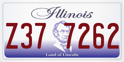 IL license plate Z377262