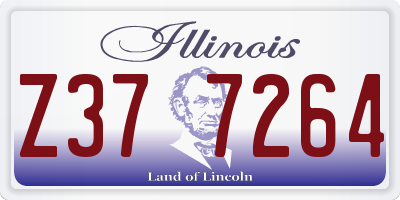 IL license plate Z377264