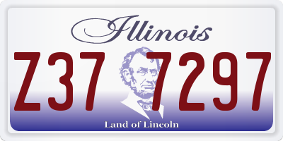 IL license plate Z377297