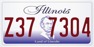 IL license plate Z377304