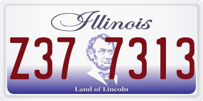 IL license plate Z377313