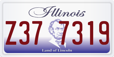 IL license plate Z377319