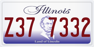 IL license plate Z377332