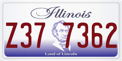IL license plate Z377362
