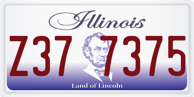 IL license plate Z377375