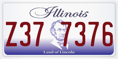 IL license plate Z377376