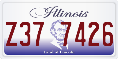 IL license plate Z377426