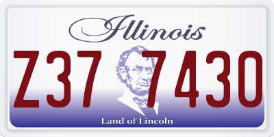IL license plate Z377430