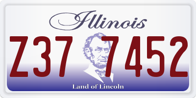 IL license plate Z377452