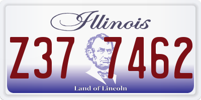 IL license plate Z377462