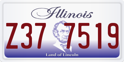 IL license plate Z377519