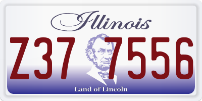 IL license plate Z377556