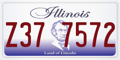 IL license plate Z377572