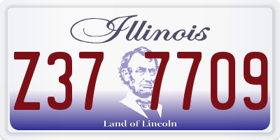 IL license plate Z377709