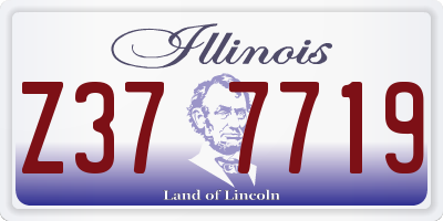 IL license plate Z377719