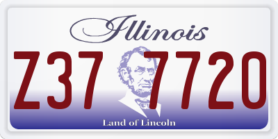 IL license plate Z377720