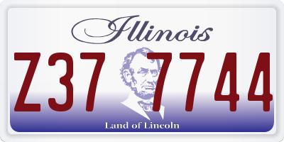 IL license plate Z377744