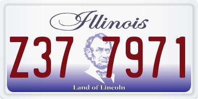 IL license plate Z377971