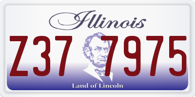 IL license plate Z377975