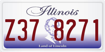 IL license plate Z378271