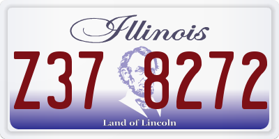 IL license plate Z378272