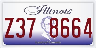 IL license plate Z378664