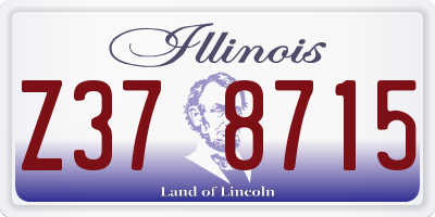 IL license plate Z378715