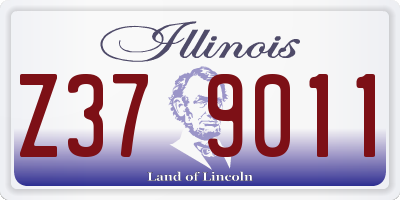 IL license plate Z379011