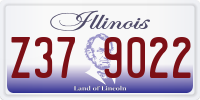 IL license plate Z379022