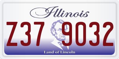 IL license plate Z379032