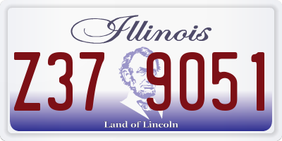 IL license plate Z379051