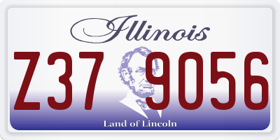 IL license plate Z379056
