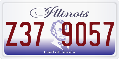 IL license plate Z379057