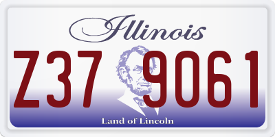 IL license plate Z379061