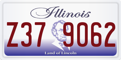IL license plate Z379062