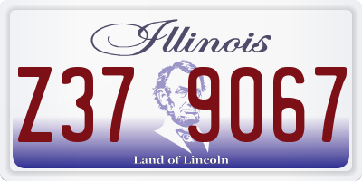 IL license plate Z379067