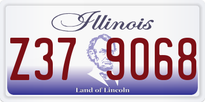 IL license plate Z379068