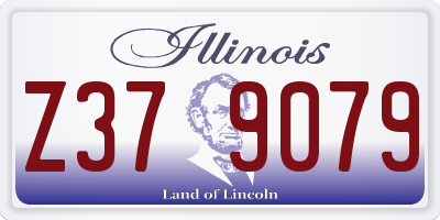 IL license plate Z379079