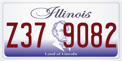 IL license plate Z379082