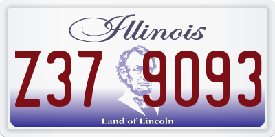 IL license plate Z379093
