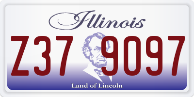 IL license plate Z379097