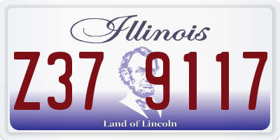 IL license plate Z379117