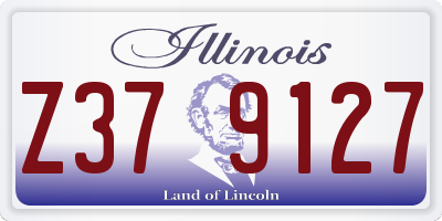 IL license plate Z379127