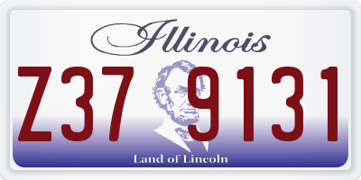 IL license plate Z379131