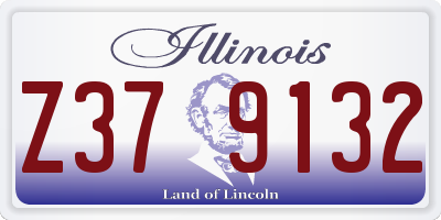IL license plate Z379132