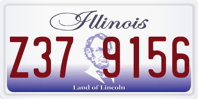 IL license plate Z379156