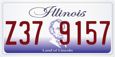 IL license plate Z379157