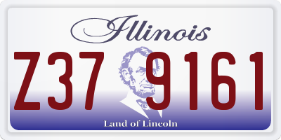 IL license plate Z379161