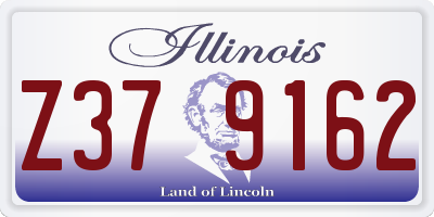 IL license plate Z379162